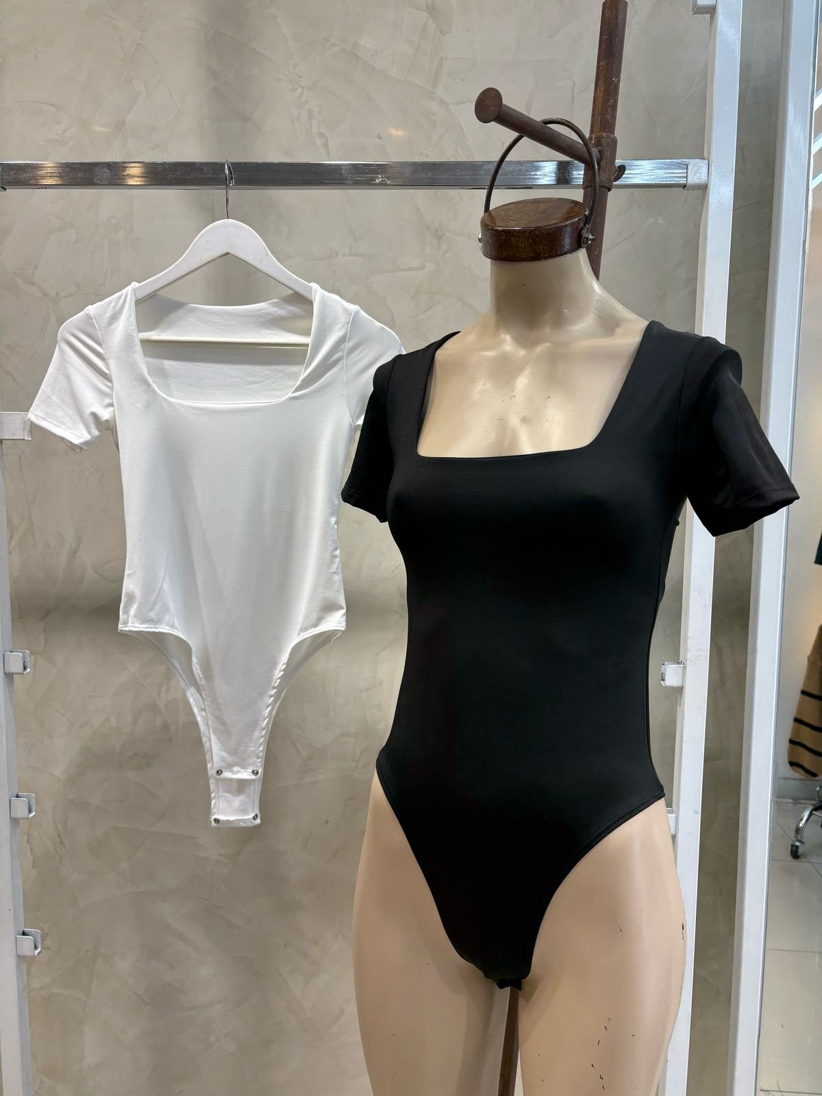 Body mc escote cuadrado (Microfibra)