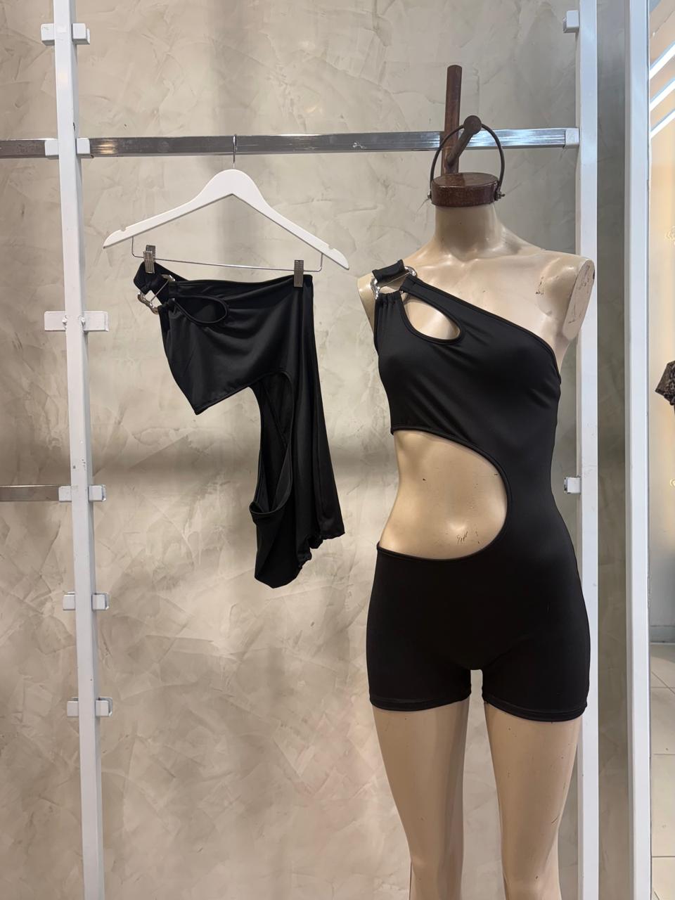 Catsuit Nicky costado cavado (Microfibra)