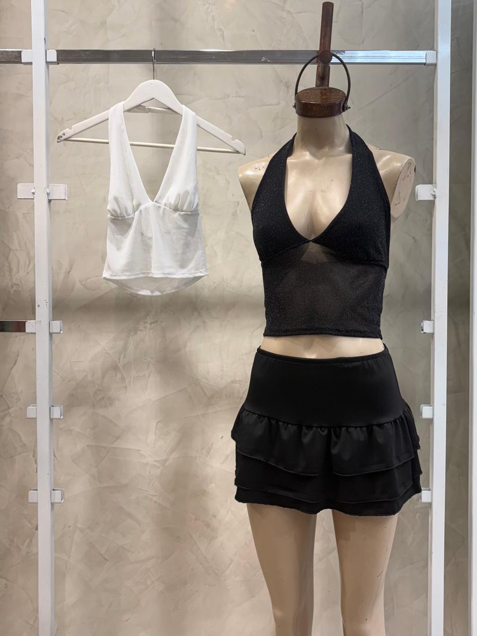 Top marilyn - Tejido Lurex