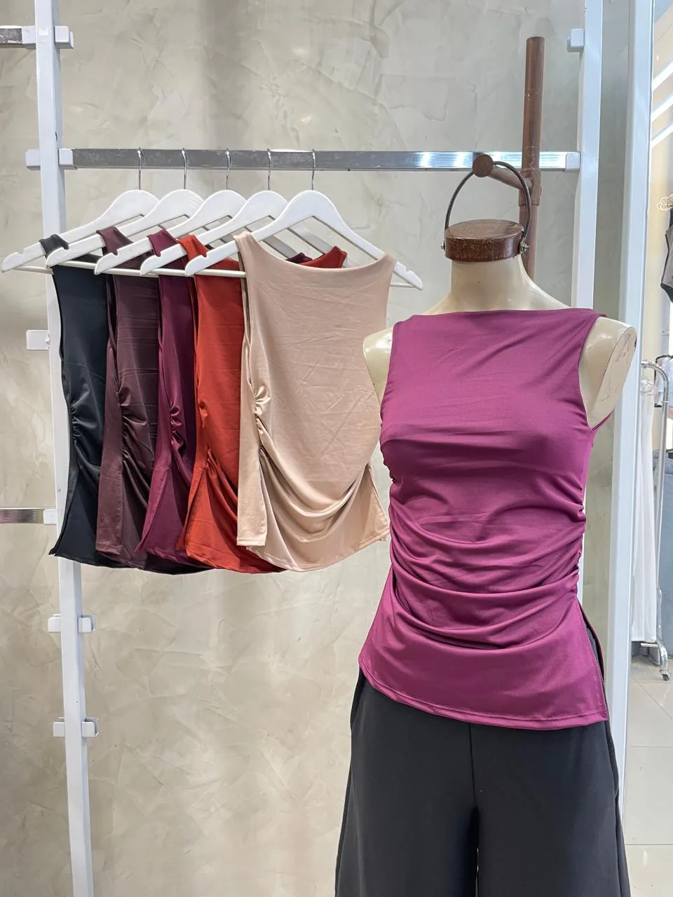 Musculosa Fruncido (Microfibra)