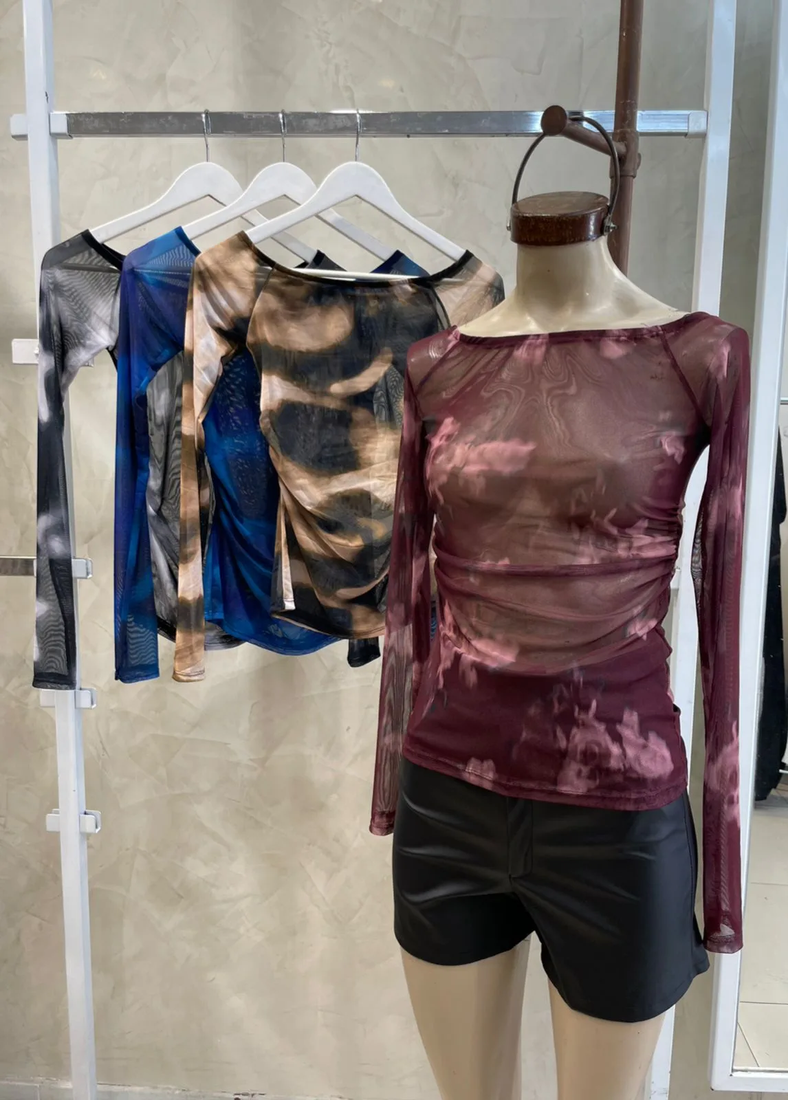 Remera bote c/ frunce (Tull sublimado)