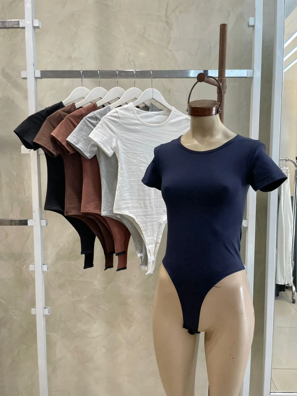 Body Mangas Corta Duna (Algodón lycra)