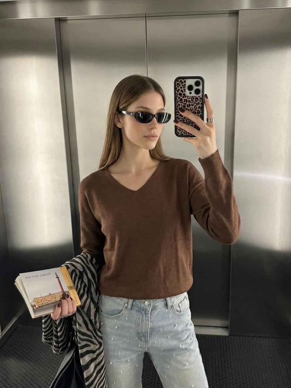 Sweater Kyara cuello V Importado (Bremer)