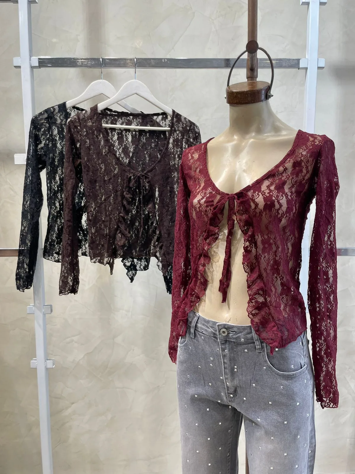 Saquito Volados (Encaje)