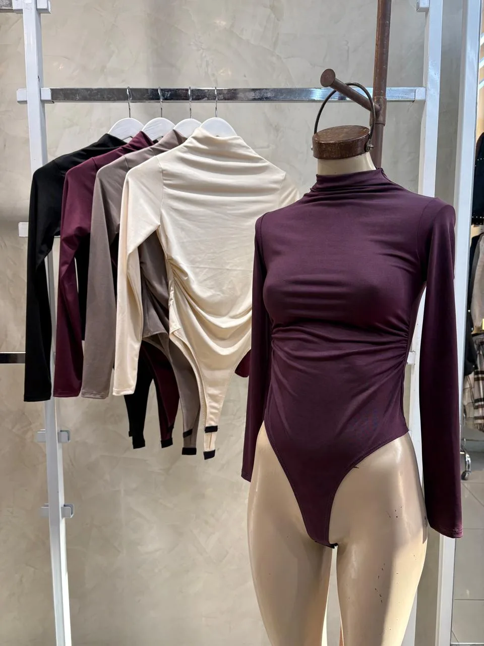 Body media polera Fruncido (microfibra)