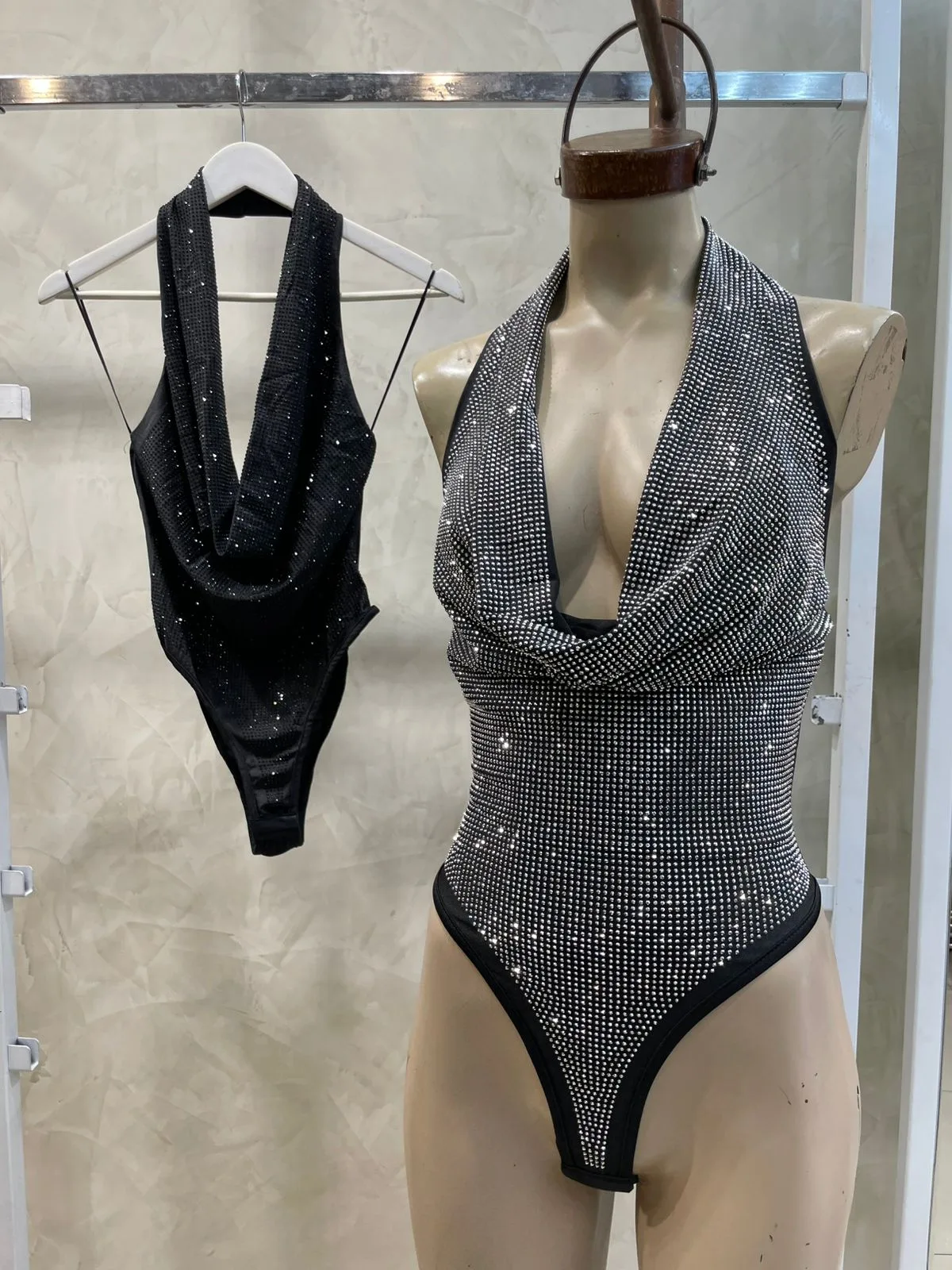 Body Buche c/ Strass (Importado)