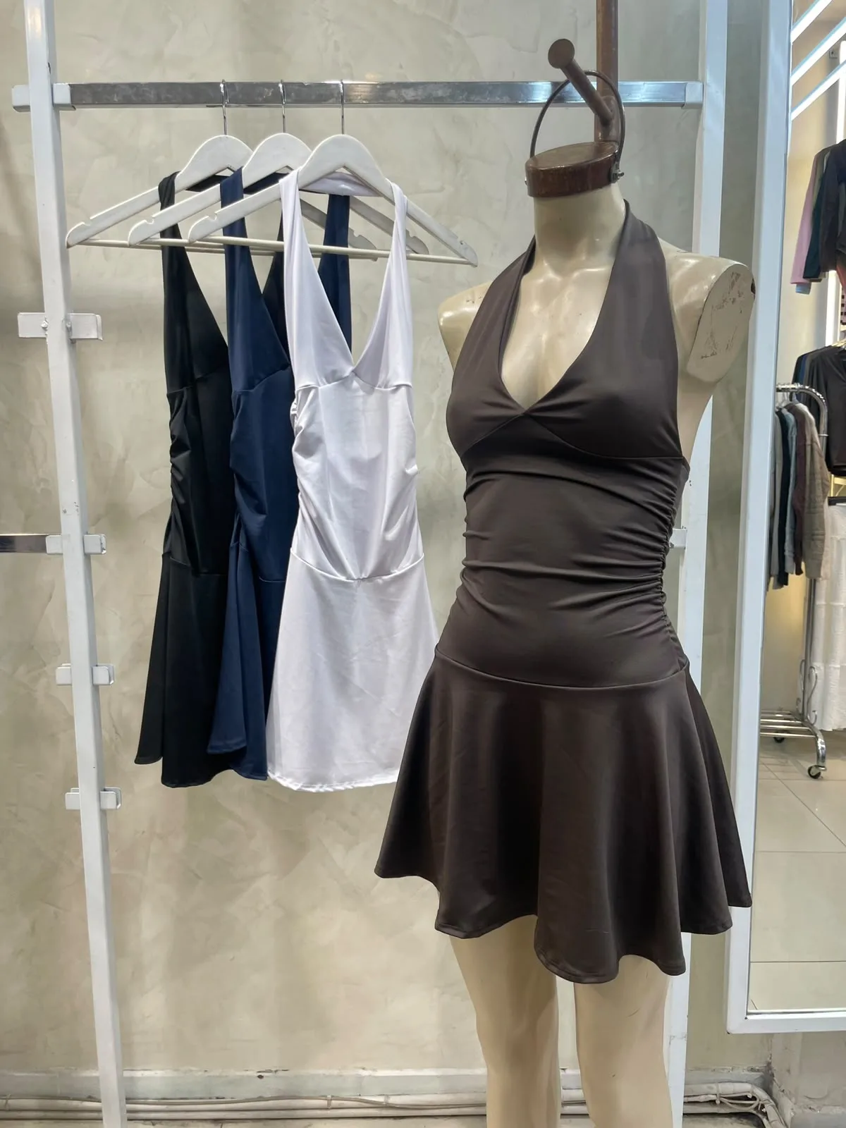 Alternative view of Vestido Marilyn Fruncido (microfibra)