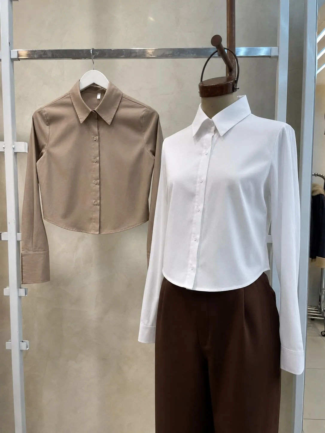 Camisa Crop (Fibrana Poplin)