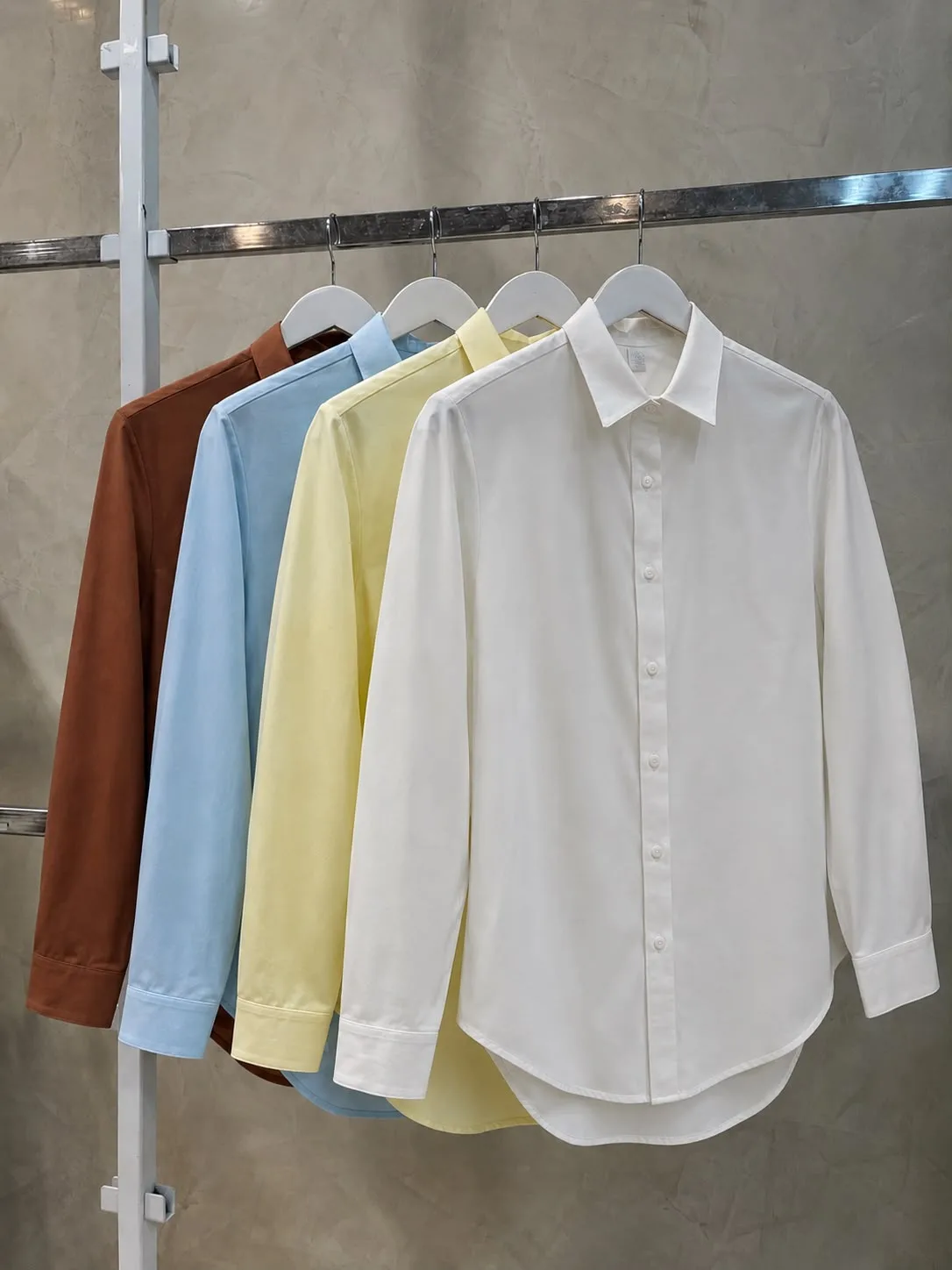 Camisa larga (fibrana poplin)