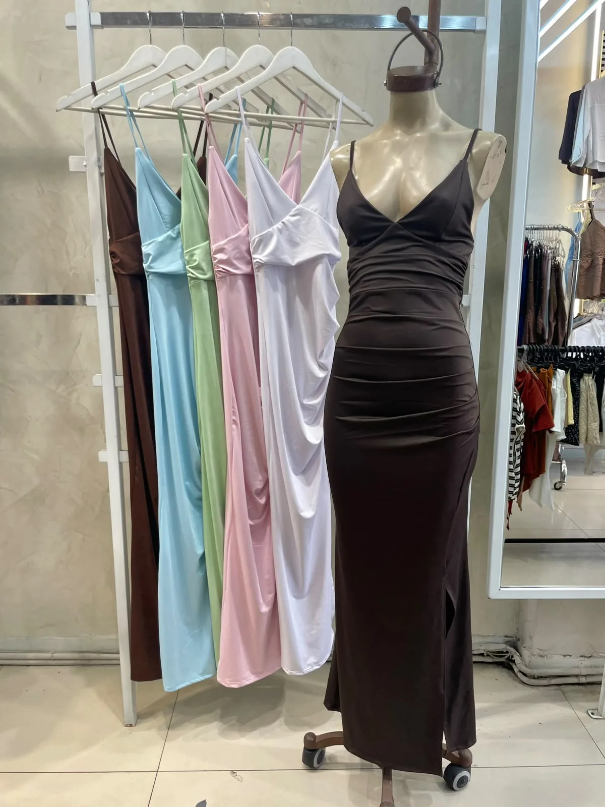 Alternative view of Vestido Taza c/ frunce (microfibra)