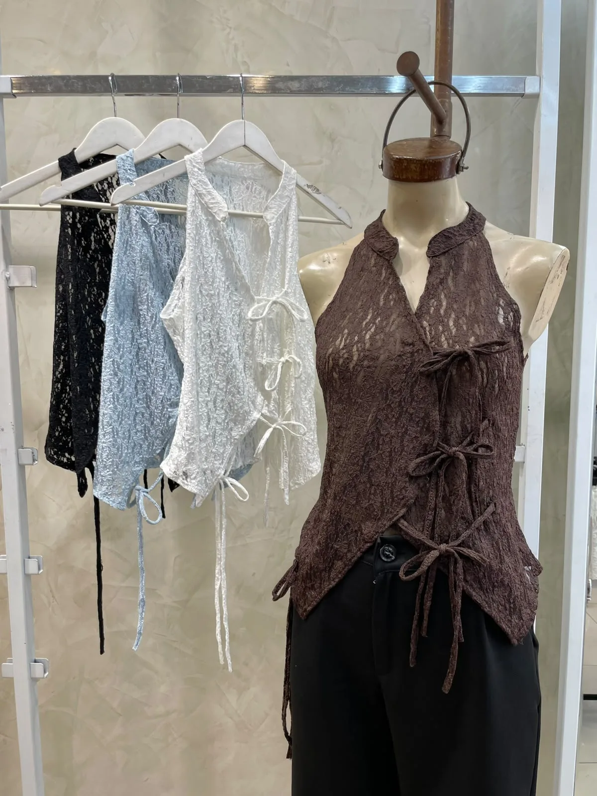 Blusa Cruzada (encaje) - Imagen 2