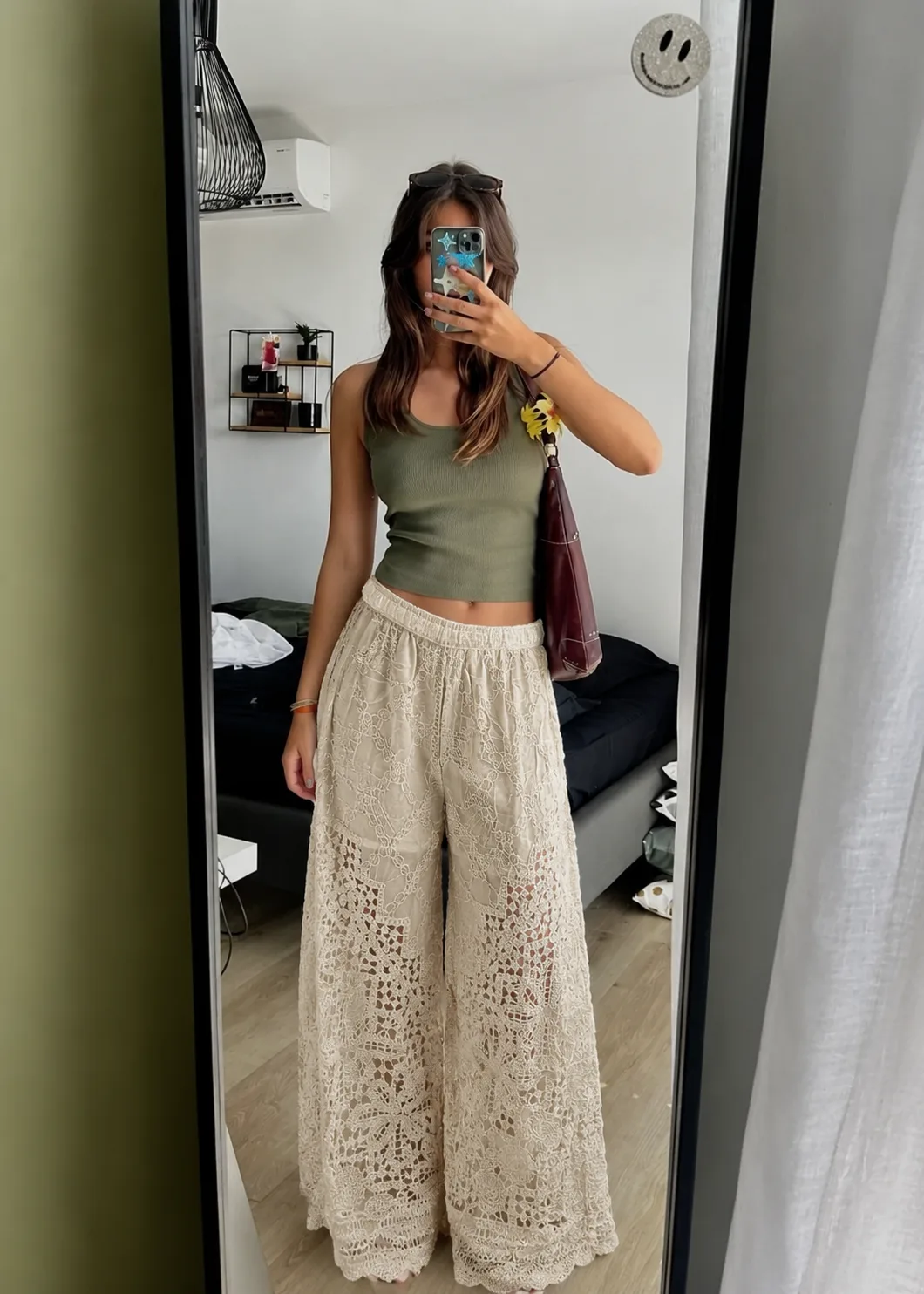 Palazo Tejido Crochet (importado)