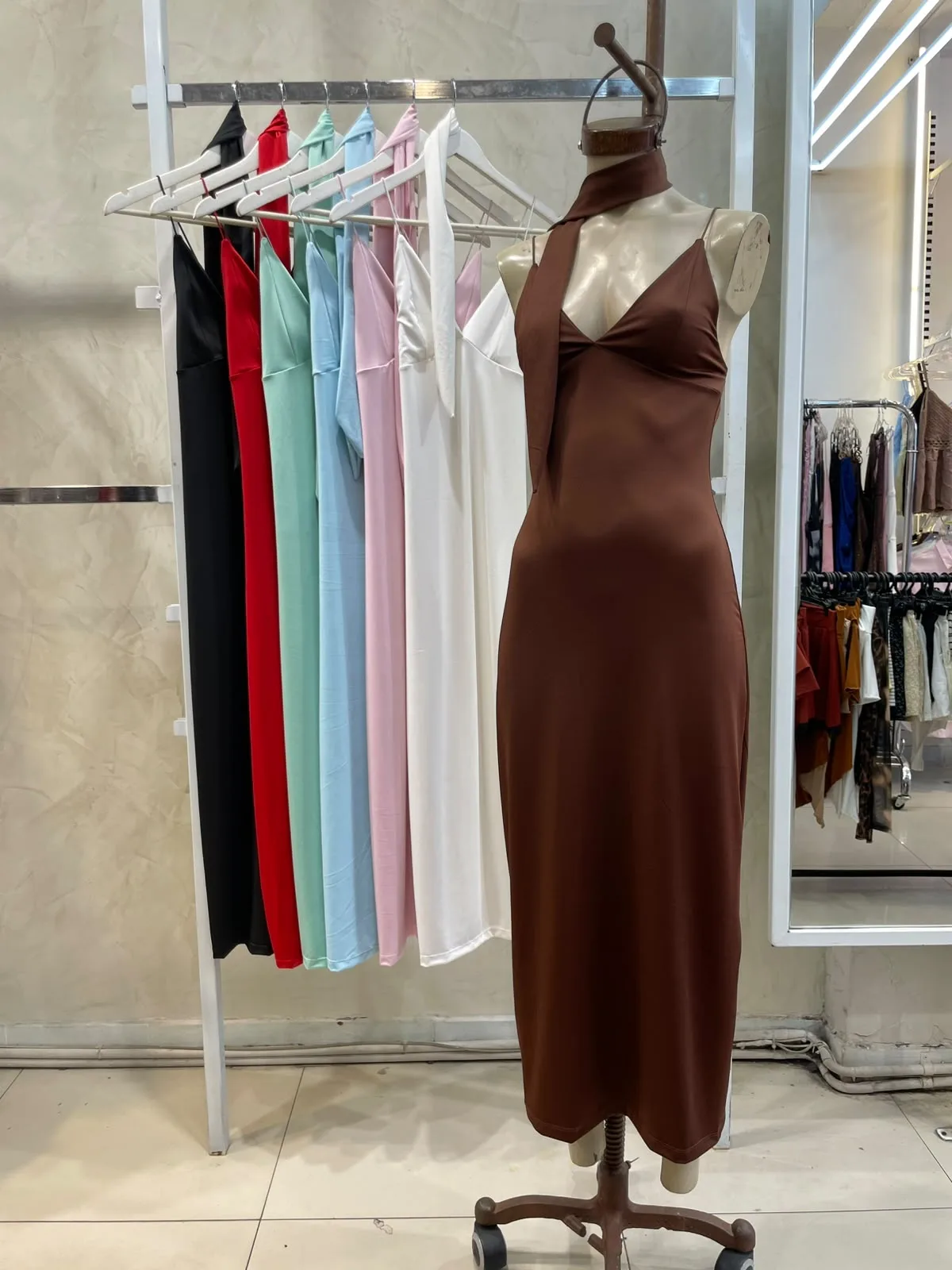 Alternative view of Vestido taza c/ lazo (microfibra)