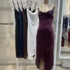 Vestido Largo con Puntilla (microfibra) - Hera